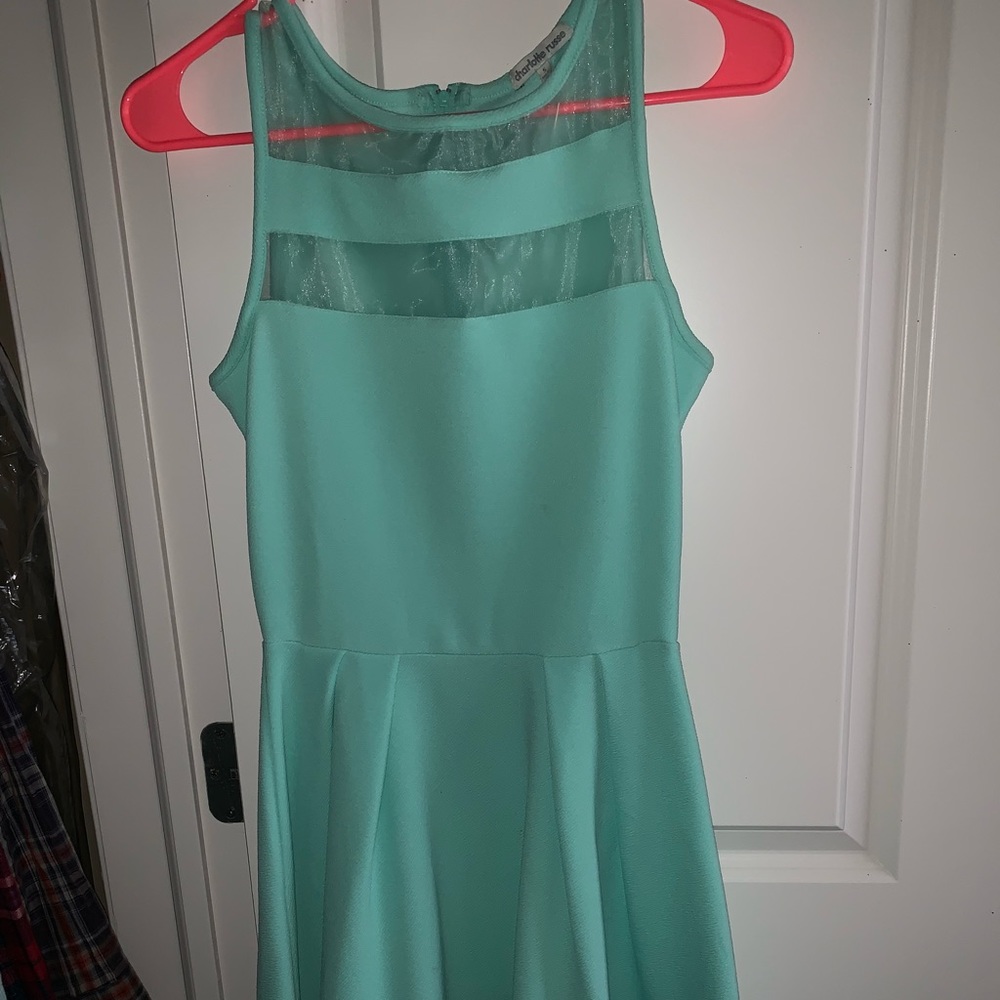 Mint Mesh Dress